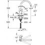 Bateria kuchenna stojąca starlight chrome 30529001 Grohe Start Edge zdj.2