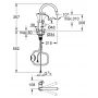 Bateria kuchenna stojąca chrom 30556000 Grohe Start Loop zdj.2