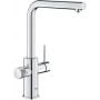 Bateria do filtra wody stojąca starlight chrome 30601000 Grohe Blue zdj.1