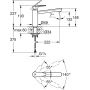 Bateria kuchenna stojąca starlight chrome 31693000 Grohe BauEdge zdj.2