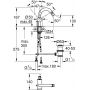 Bateria bidetowa 32108DA3 Grohe Atrio zdj.2