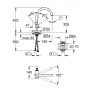 Bateria umywalkowa 32647DC3 Grohe Atrio zdj.2