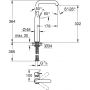 Bateria umywalkowa stojąca hard graphite 32901A01 Grohe Essence New zdj.2