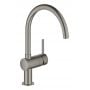 Bateria kuchenna stojąca brushed hard graphite 32917AL0 Grohe Minta zdj.1