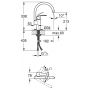 Bateria kuchenna stal szlachetna 33202DC2 Grohe Eurosmart zdj.2