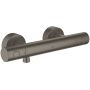 Bateria prysznicowa ścienna termostatyczna brushed hard graphite 34065AL2 Grohe Grohtherm 1000 Cosmopolitan M zdj.1