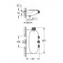 Bateria wannowo-prysznicowa podtynkowa 34713000 Grohe Grohtherm SmartControl zdj.2