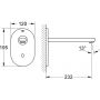 Zawór umywalkowy podtynkowa elektroniczna supersteel 36334SD0 Grohe Eurosmart Cosmopolitan zdj.2