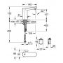 Bateria umywalkowa stojąca elektroniczna chrom 36366002 Grohe Eurosmart zdj.2