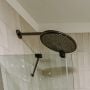 Deszczownica z ramieniem 31x31 cm okrągła hard graphite 26066A00 Grohe Rainshower zdj.4