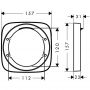 Element przedłużający baterii 15597140 Hansgrohe zdj.2