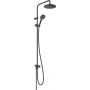Zestaw prysznicowy ścienny z deszczownicą czarny 26272670 Hansgrohe Vernis Blend zdj.2