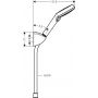 Zestaw prysznicowy chrom 26278000 Hansgrohe Vernis Blend zdj.2