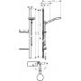 Zestaw prysznicowy ścienny chrom 27674000 Hansgrohe Rainfinity zdj.2