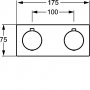 Bateria wannowo-prysznicowa podtynkowa 44539503 Hansa Matrix zdj.2