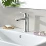 Bateria umywalkowa stojąca chrom 71255000 Hansgrohe Logis zdj.3