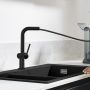Bateria kuchenna stojąca czarna 72808670 Hansgrohe Talis M54 zdj.7