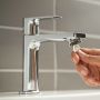 Bateria umywalkowa stojąca chrom 72559000 Hansgrohe Rebris E zdj.6