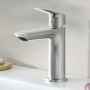 Bateria umywalkowa stojąca chrom 71255000 Hansgrohe Logis zdj.4
