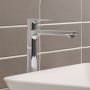 Bateria umywalkowa stojąca chrom 72581000 Hansgrohe Rebris E zdj.5
