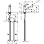 Bateria kuchenna stojąca stal 71829800 Hansgrohe Focus M42 zdj.2