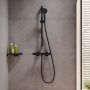 Zestaw prysznicowy ścienny termostatyczny czarny 28876670 Hansgrohe Activera Select S zdj.8