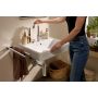 Bateria umywalkowa stojąca chrom 72536000 Hansgrohe Rebris S zdj.4