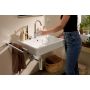 Bateria umywalkowa stojąca chrom 72536000 Hansgrohe Rebris S zdj.5