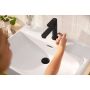 Bateria umywalkowa stojąca czarna 72588670 Hansgrohe Rebris S zdj.4