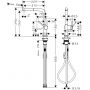 Bateria kuchenna stojąca chrom 72808000 Hansgrohe Talis M54 zdj.2