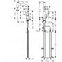 Bateria kuchenna stojąca stal 73852800 Hansgrohe Talis Select M51 zdj.2