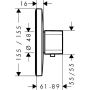 Hansgrohe Ecostat 15706000 bateria prysznicowa podtynkowa chrom zdj.2