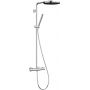 Zestaw prysznicowy ścienny termostatyczny z deszczownicą chrom 24223000 Hansgrohe Pulsify S Puro zdj.1