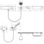 Hansgrohe WallStoris 24250700 bateria prysznicowa zdj.2