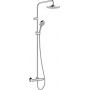 Zestaw prysznicowy ścienny termostatyczny z deszczownicą chrom 26089000 Hansgrohe Vernis Blend zdj.1