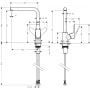 Bateria kuchenna czarny 31817670 Hansgrohe Focus M41 zdj.2