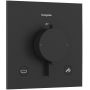 Bateria wannowo-prysznicowa podtynkowa z termostatem czarna 33716670 Hansgrohe Ecostat Comfort E zdj.1