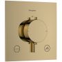 Bateria wannowo-prysznicowa podtynkowa z termostatem złota 33716990 Hansgrohe Ecostat Comfort E zdj.1