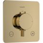 Bateria wannowo-prysznicowa podtynkowa z termostatem złota 33717990 Hansgrohe Ecostat Comfort Q zdj.1