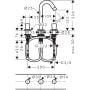 Bateria umywalkowa 71133000 Hansgrohe Logis zdj.2