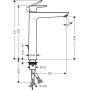 Bateria umywalkowa stojąca 71716340 Hansgrohe Talis E zdj.2