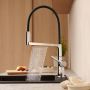 Bateria kuchenna stojąca chrom-czarna 72861000 Hansgrohe Talis Select M54 PowderSpray zdj.6