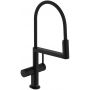 Bateria kuchenna stojąca czarna 72861670 Hansgrohe Talis Select M54 PowderSpray zdj.1
