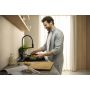 Bateria kuchenna stojąca czarna 72861670 Hansgrohe Talis Select M54 PowderSpray zdj.3