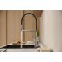 Bateria kuchenna stojąca stal 72861800 Hansgrohe Talis Select M54 PowderSpray zdj.3