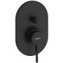 Bateria wannowo-prysznicowa podtynkowa czarna 74417670 Hansgrohe Zesis S zdj.1