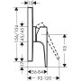 Hansgrohe Metropol 74565000 bateria prysznicowa podtynkowa zdj.2