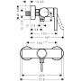 Bateria prysznicowa ścienna chrom 74621000 Hansgrohe Zesis S zdj.2