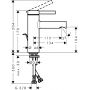 Bateria umywalkowa stojąca czarna 74720670 Hansgrohe Zesis S zdj.2