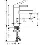 Bateria umywalkowa stojąca chrom 74721000 Hansgrohe Zesis S zdj.2